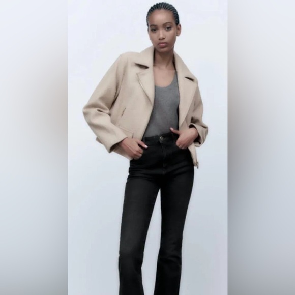 NWOT, OUT OF STOCK - Zara Soft Jacket, size S, color sand - Picture 9 of 9